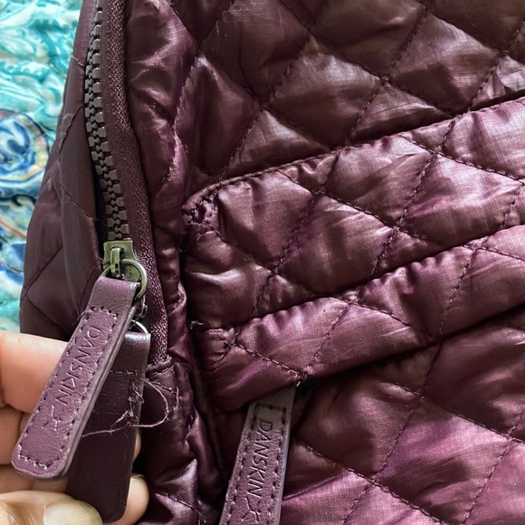 Danskin Quilted Backpack in Rich Purple - Picture 9 of 12